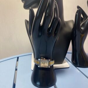 Windsor Castle Women’s Two-Tone Gold & Silver Quartz Bracelet Watch